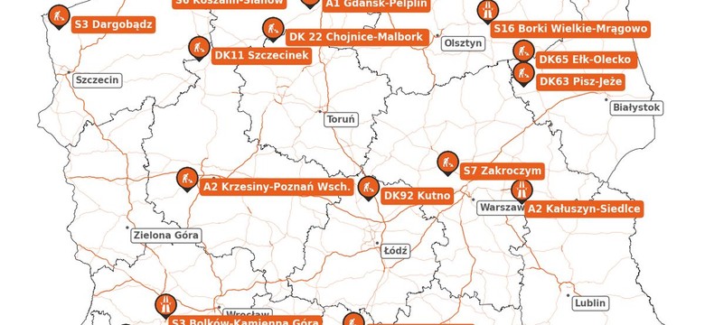 Nowe drogi i remonty 2024. Tam utkniesz w korku. Oto lista utrudnień i MAPA