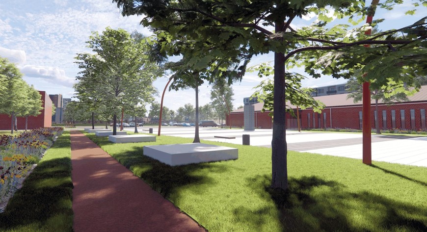 Tak ma wyglądać plac przy Centrum Historii Zajezdnia