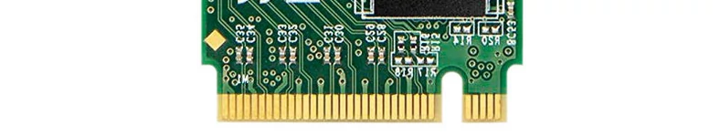 SSD M.2 z szybkim złączem PCI Express 3.0 ma natomiast tylko jedno wcięcie. Maksymalna szybkość transferów to aż 4000 MB/s