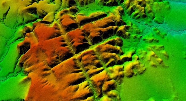 LiDAR captured the ruins of a civilization in the Brazilian Amazon.Ecossistema Dakila