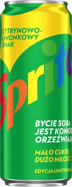 Tęczowa puszka Sprite