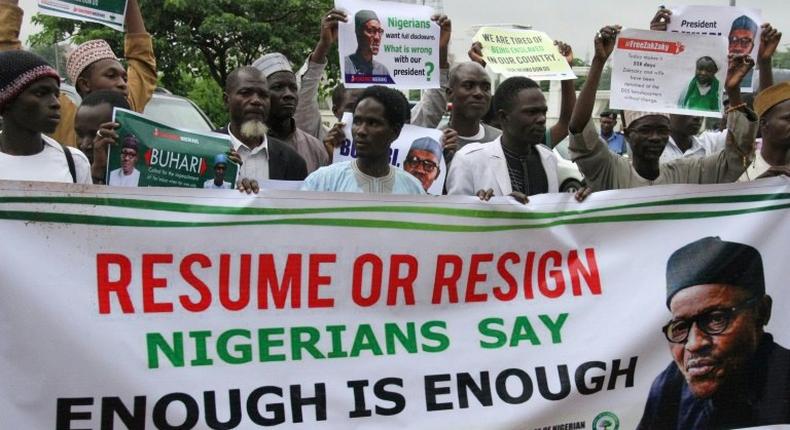 Nigerian President Muhammadu Buhari's prolonged absence had caused tensions at home where calls grew for him to either return or resign