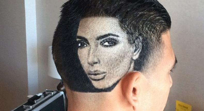 Rob Ferrel doesn’t just cut hair, but he can actually create beautiful life-like shaved portraits on people's heads