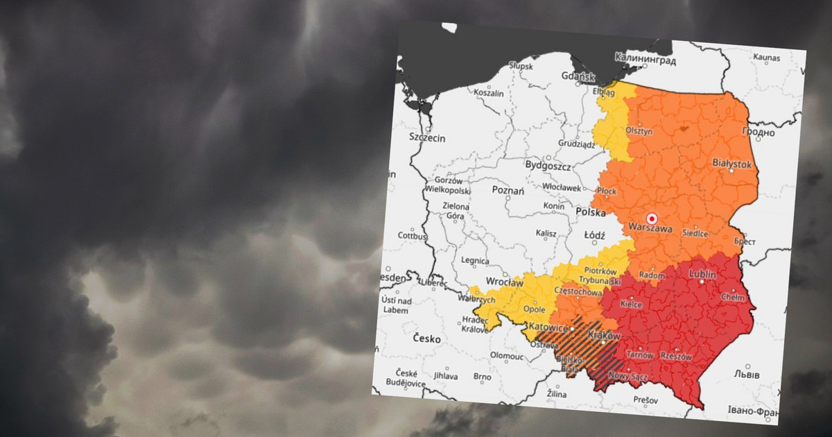 IMGW Pogoda na niedzielę Ostrzeżenia przed burzami i ulewami Wiadomości