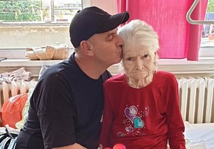 Milan Milošević sa majkom