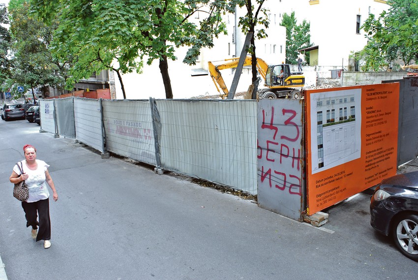 A ovako sada izgleda gradilište