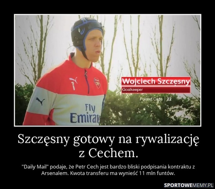 Szczęsny ma kolejny problem MEMY