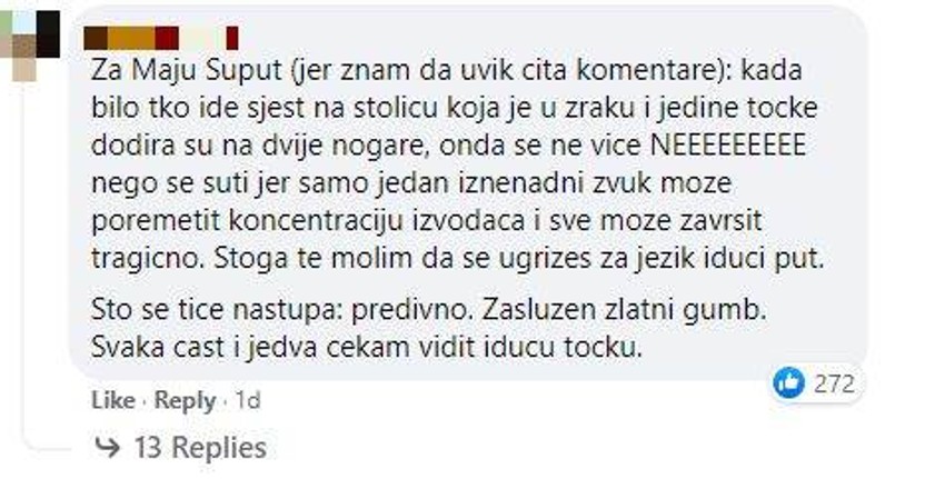 Maja Šupur komentar