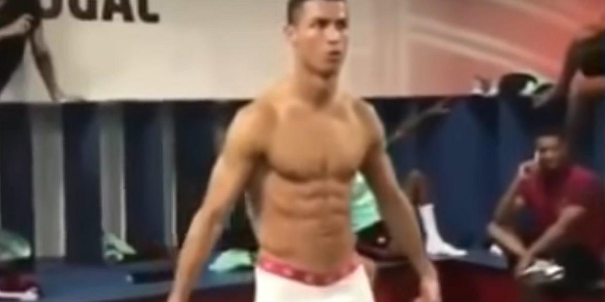 Cristiano Ronaldo i reprezentacja Portugalii w "Mannequin Challenge"