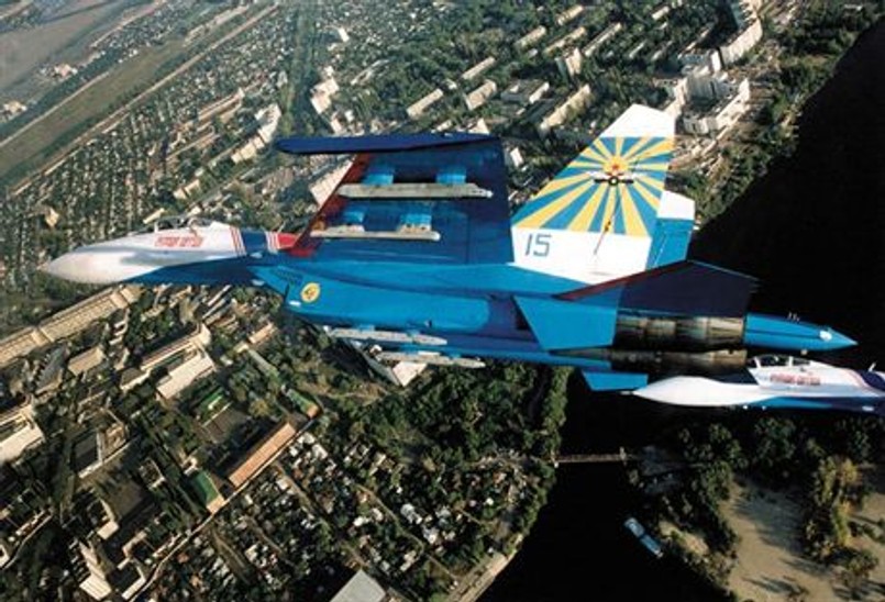 Rosyjscy Rycerze tną przestworza