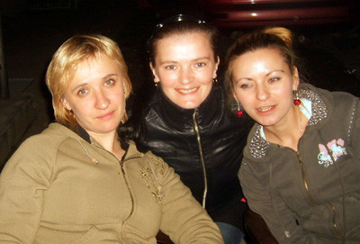 Od lewej: Lesja, Oksana i Galina 