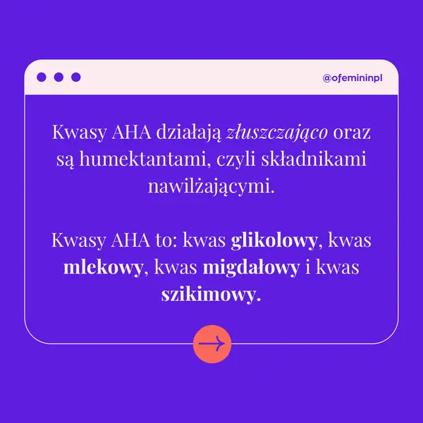 Infografika kwasy - wszystko, co powinnaś wiedzieć / ofeminin.pl