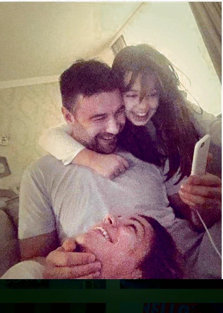 Srećna porodica: Nataša, Ljuba i Hana