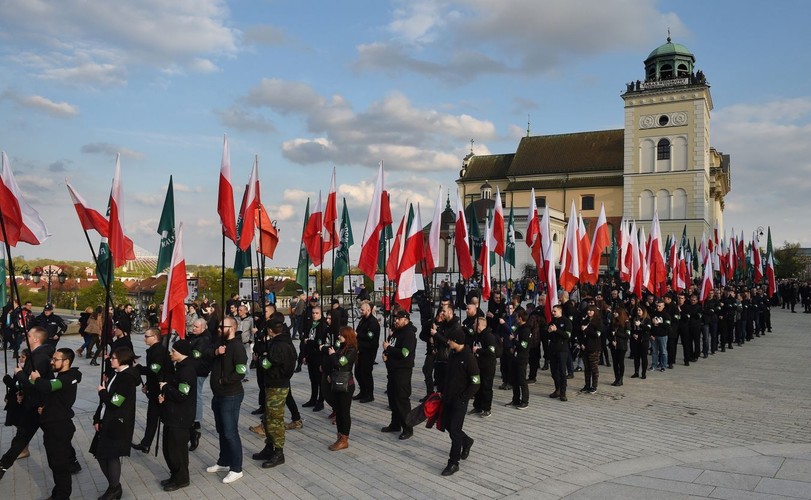 Rocznicowy marsz ONR i kontrdemonstracja Obywateli RP