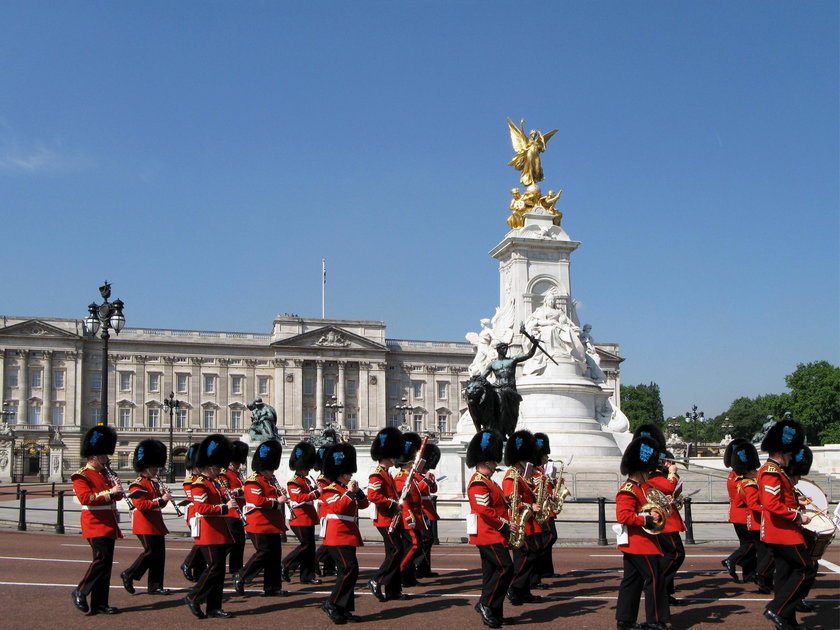 Pałac Buckingham jest rezydencją brytyjskich monarchów