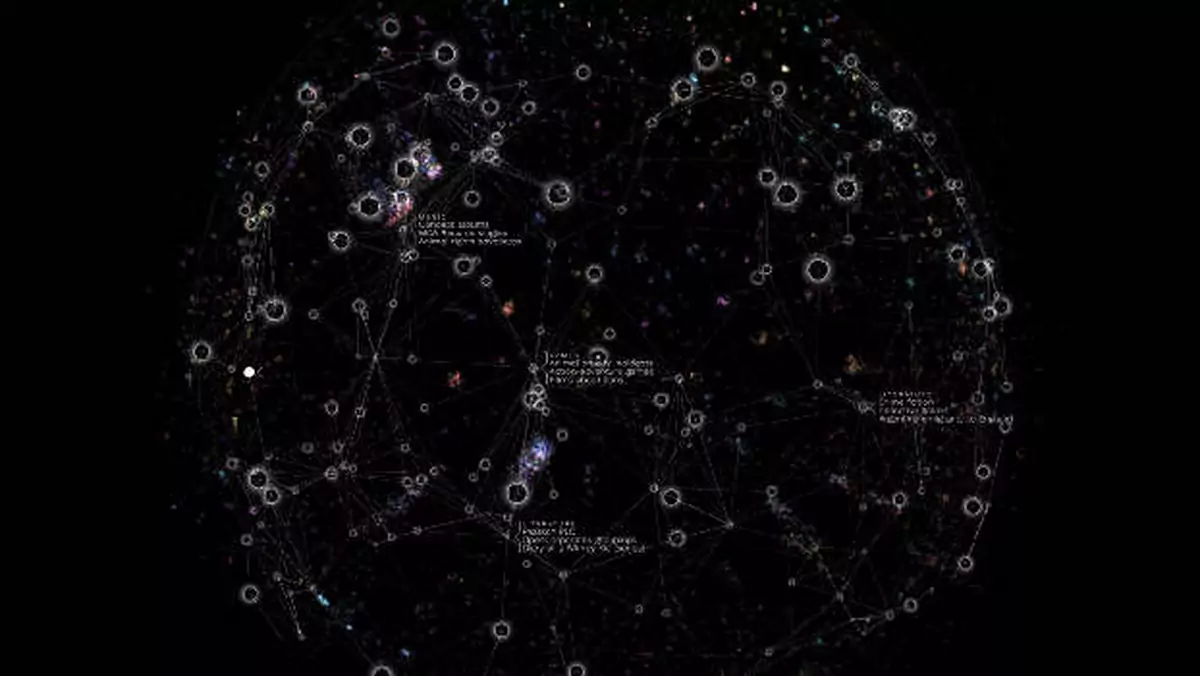 Wikiverse – zobacz, jak wygląda trójwymiarowa galaktyka wiedzy z Wikipedii