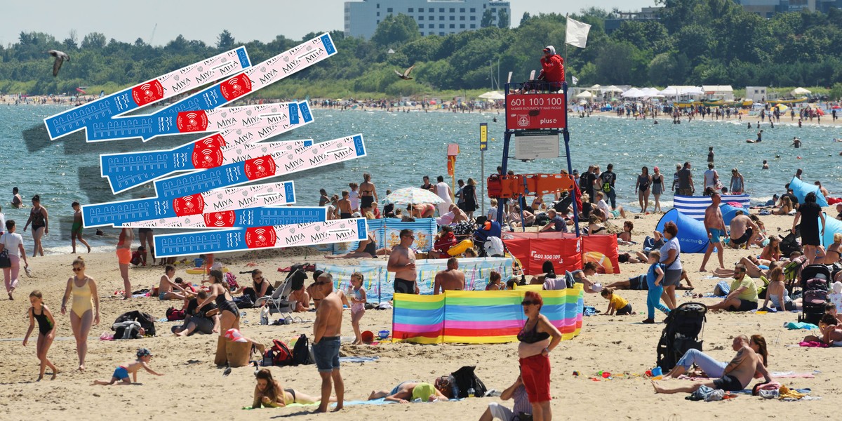 Sopot wprowadza specjalne elektroniczne opaski dla dzieci. Dzięki nim łatwiej znajdziemy zagubionego na plaży malucha. 