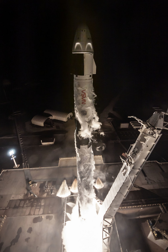 NASA SpaceX Crew-2 - zdjęcie ze startu misji