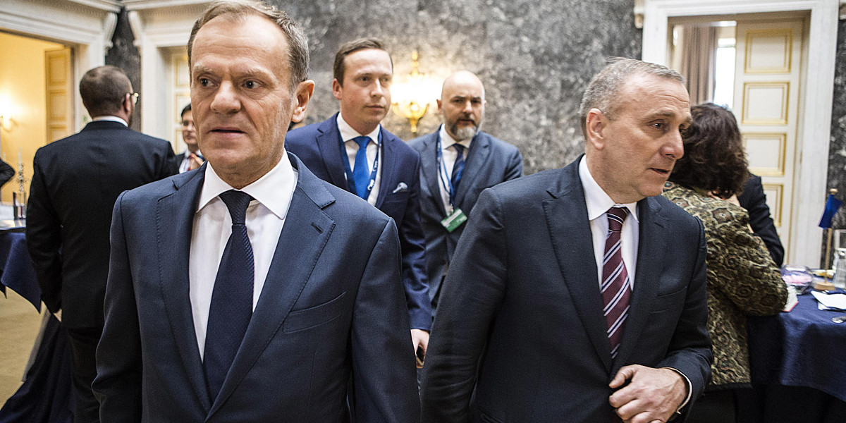 Donald Tusk, Grzegorz Schetyna