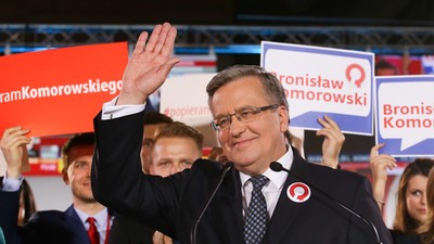 WARSZAWA WYBORY PREZYDENCKIE SZTAB KOMOROWSKI