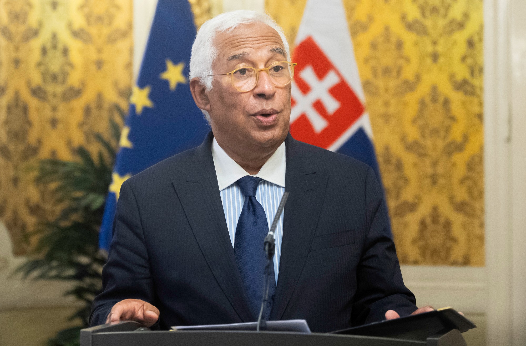 Predseda Európskej rady António Costa. 