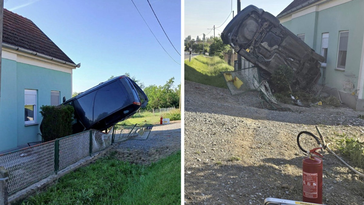 Automobil uleteo u dvorište porodične kuće