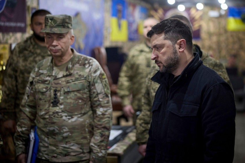 Oleksandar Sirski i Volodimir Zelenski