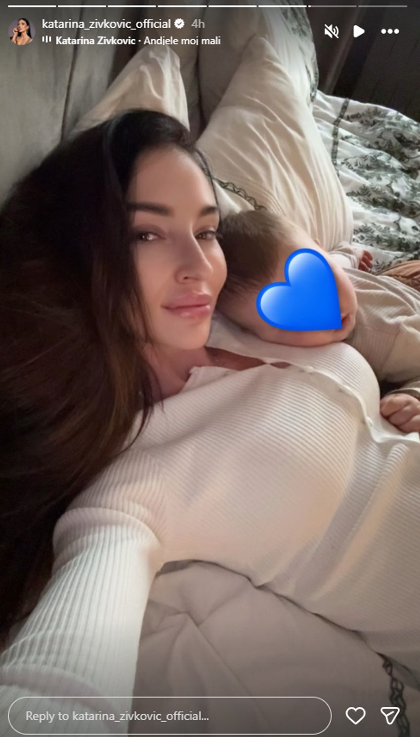 Katarina Živković sa sinom