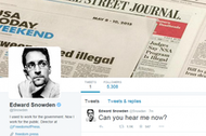 snowden twitter