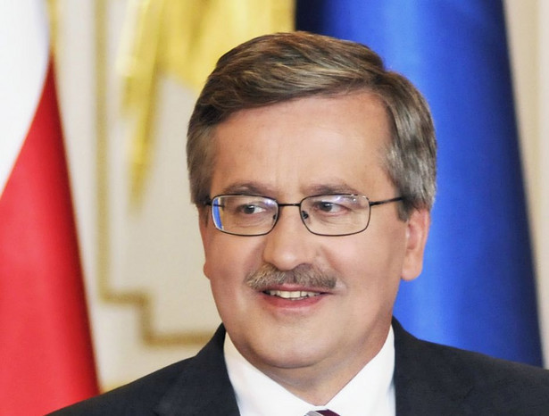 Prezydent Bronisław Komorowski powiedział w czwartkowym wywiadzie dla francuskiej telewizji informacyjnej France 24, że kwestia przystąpienia Ukrainy do Unii Europejskiej jest "polską troską". Fot. Bloomberg