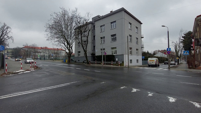 Skrzyżowanie ulicy Nowy Świat z ulicą Słowackiego w Tarnowie