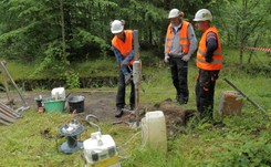 Poszukiwania Bursztynowej Komnaty w Mamerkach na Mazurach