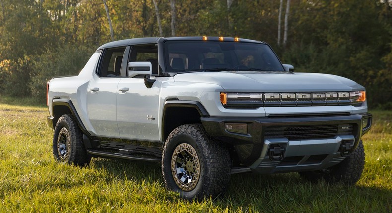 2022 GMC Hummer EV.
