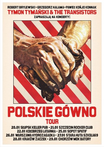 'Polskie gówno' na żywo