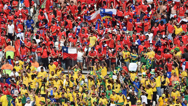Brzydkie zachowanie kibiców przed meczem Brazylia-Chile, nie uszanowano hymnów narodowych