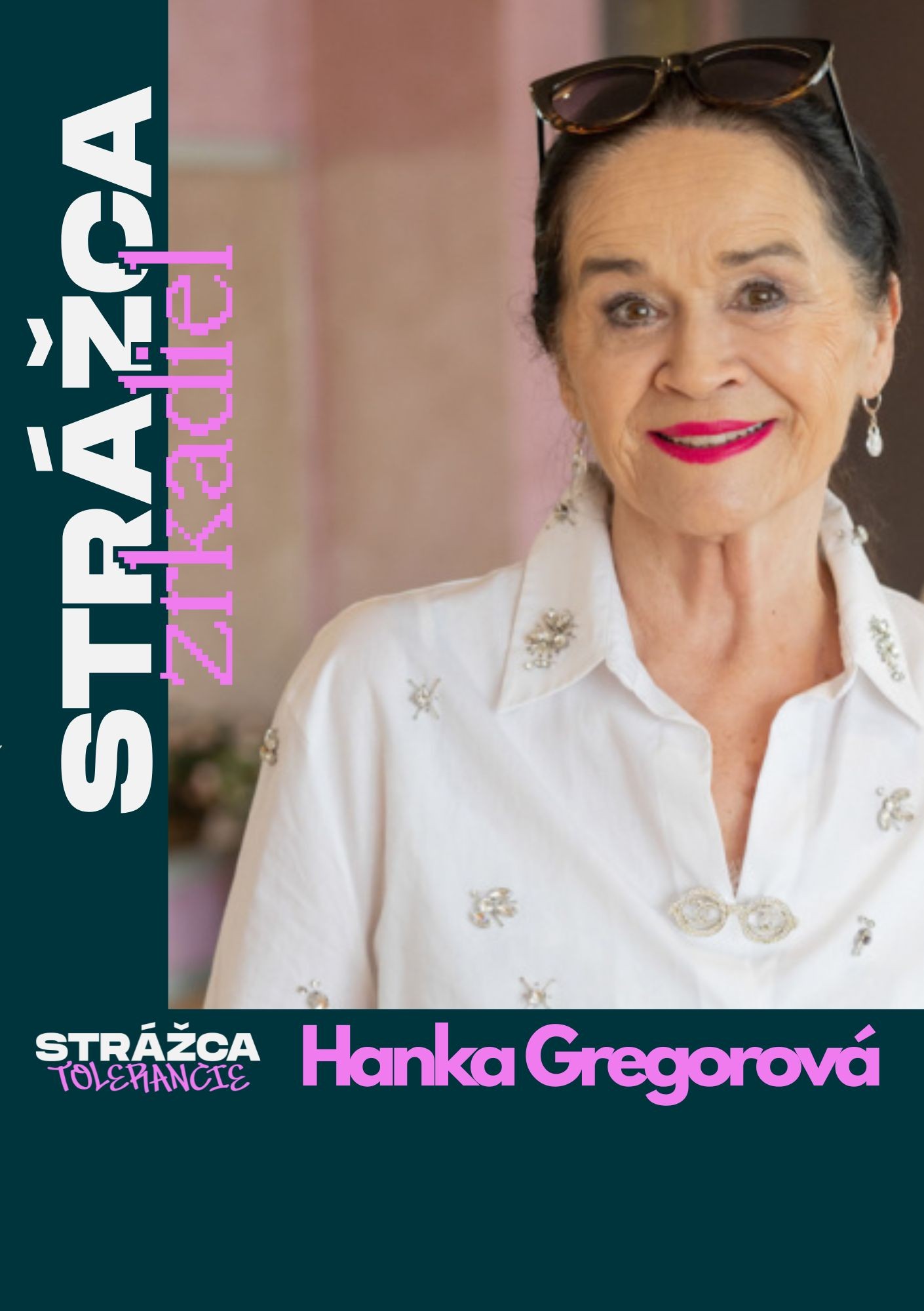 Herečka Hana Gregorová.