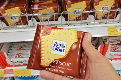 Spór o kwadratową czekoladę. Właściciel Milki przegrał z producentem Ritter Sport