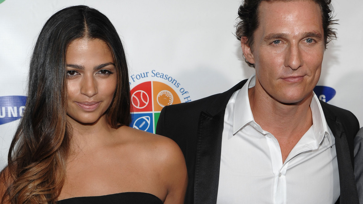 Camila Alves i Matthew McConaughey na gali Four Seasons of Hope