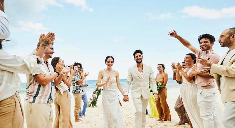 Wedding caterer Lexi Ritsch said older couples are more decisive and adventurous when choosing their wedding menu.Thomas Barwick/Getty Images