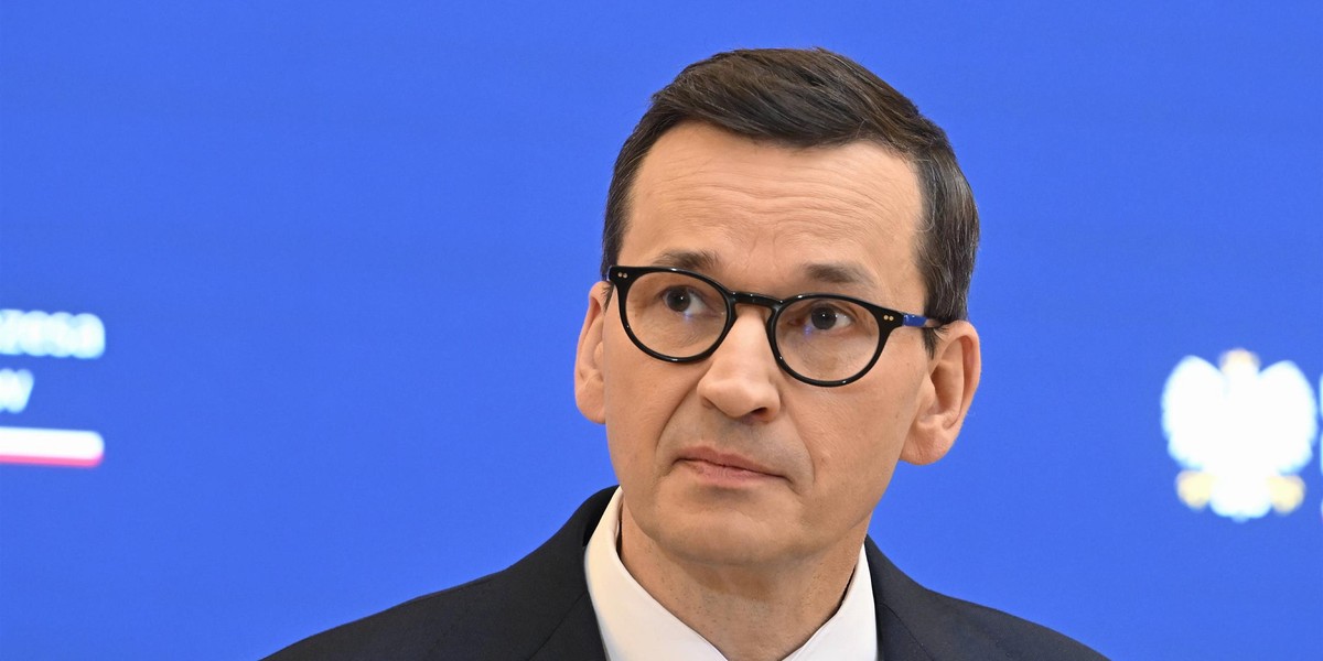 Były szef rządu a obecnie poseł PiS Mateusz Morawiecki. 