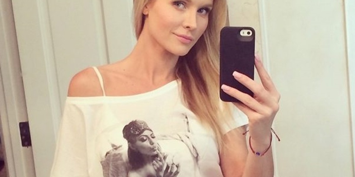 Joanna Krupa w prowokującym T-shircie