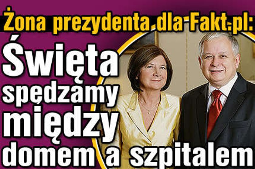 Kaczyński. Święta między szpitalem a domem