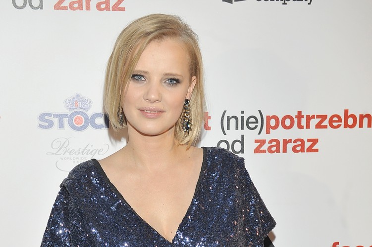 Joanna Kulig na premierze filmu 'Facet (nie)potrzebny o zaraz'