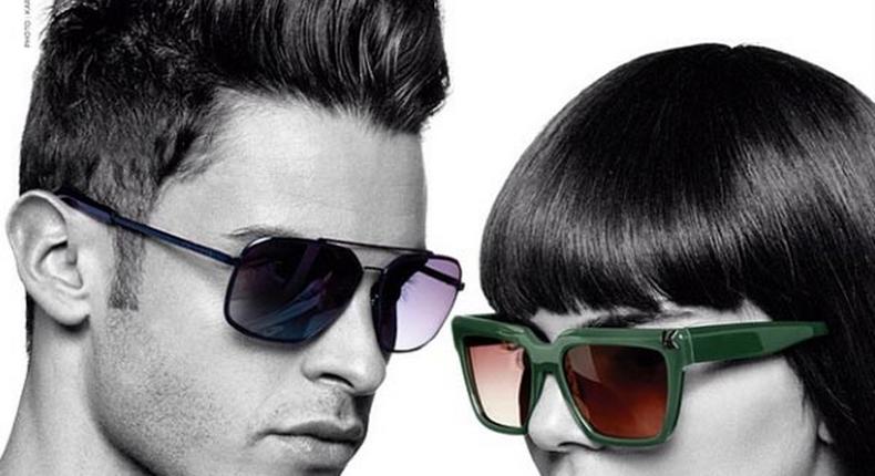 Karl Lagerfeld eyewear ad featuring Kendall Jenner