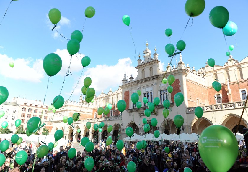 Zielone balony