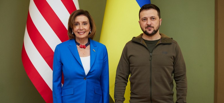 Wołodymyr Zełenski spotkał się w Kijowie z Nancy Pelosi