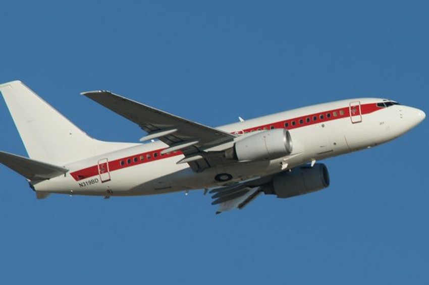 Jedan od aviona koji leti iz Las Vegasa u Oblast 51