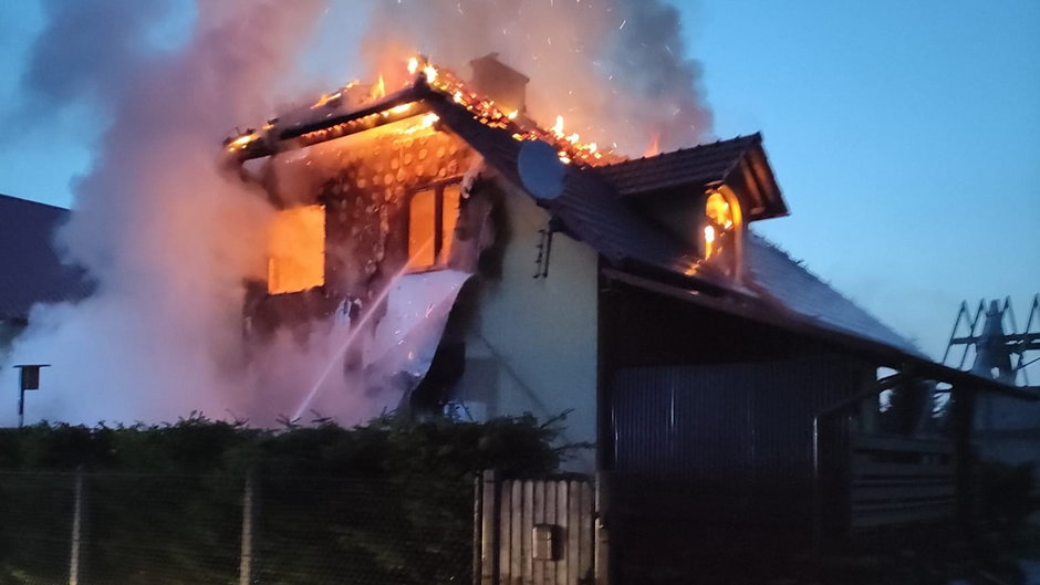 Tragiczny pożar w Gdowie