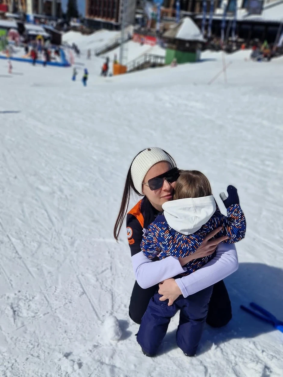 Sanja Kužet na zimovanju 