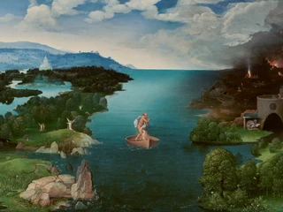 Joachim Patinir, „Charon przepływający Styks”